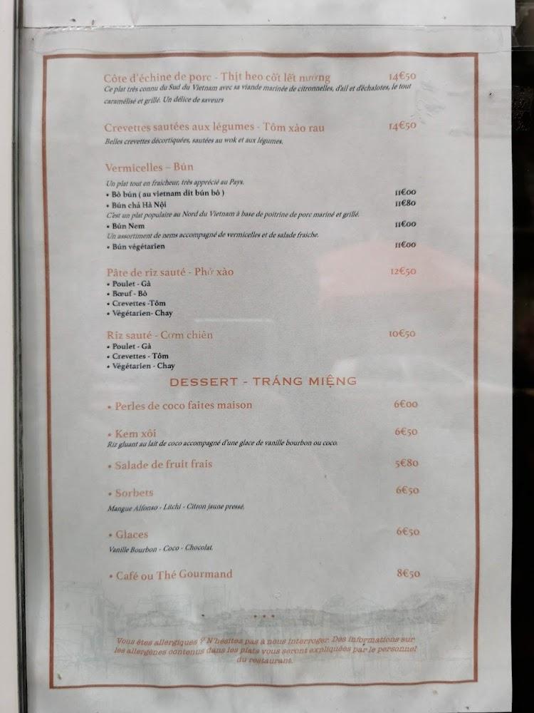 Chào bà restaurant - Menu Image 4